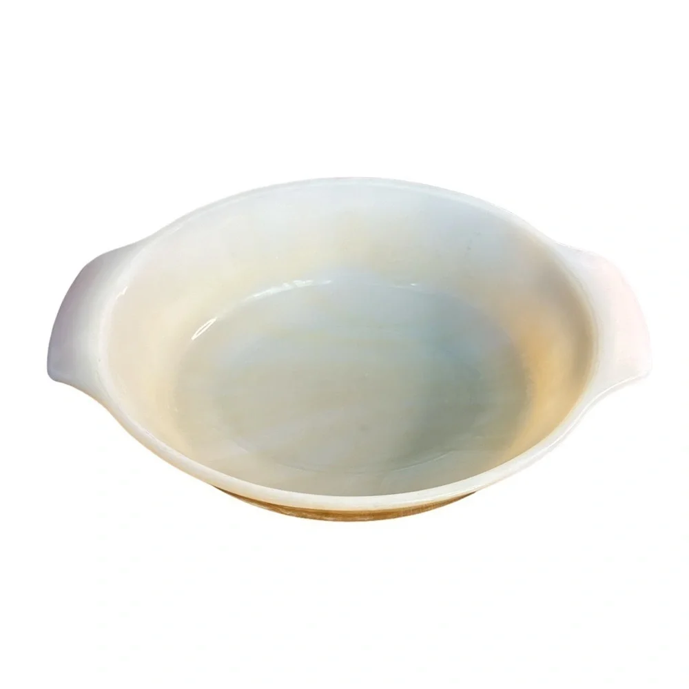 Peach Luster Fire King - Anchor Hocking OvenWare 1.5 Quart oval Casserole Dish